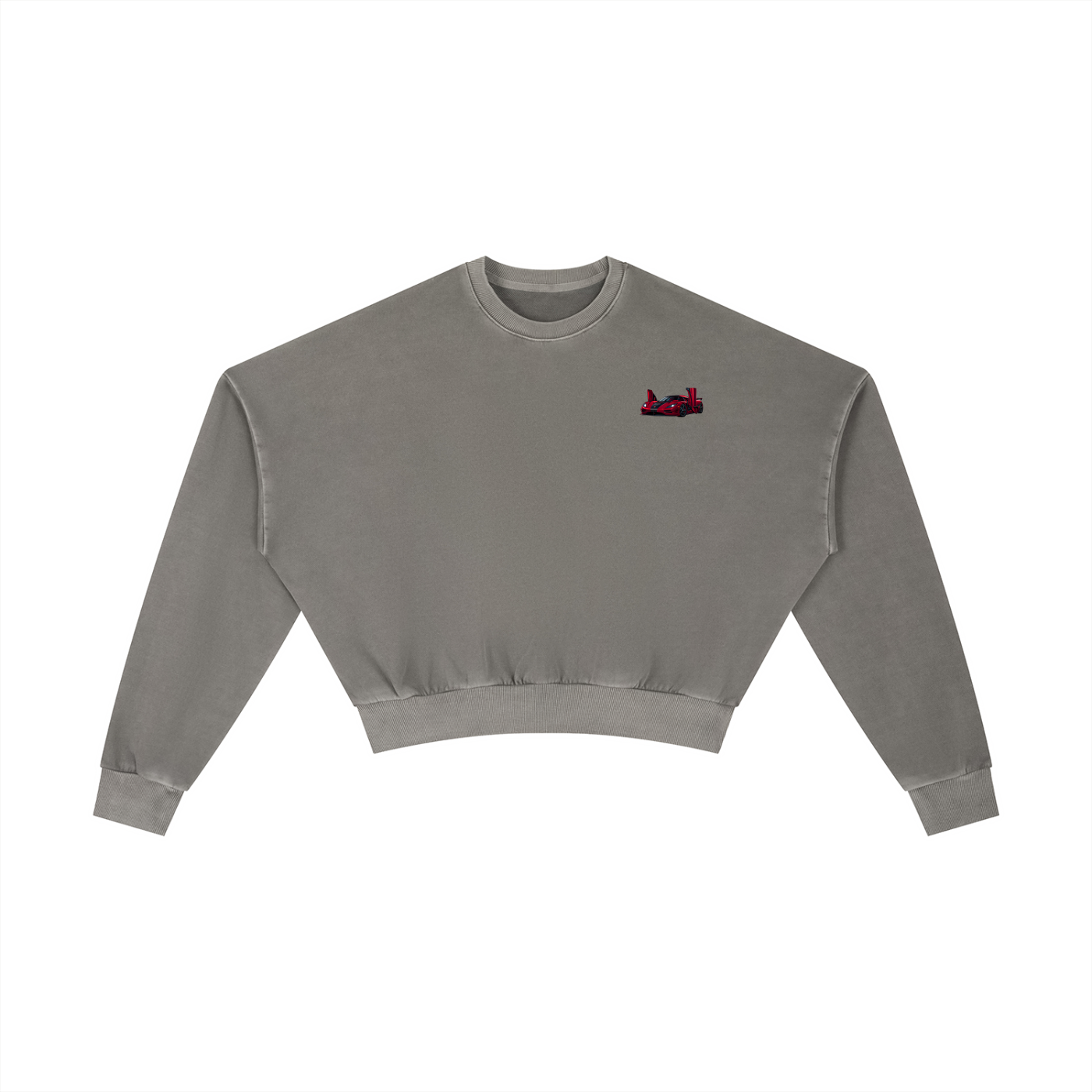 Vintage Washed Cropped Sweatshirt