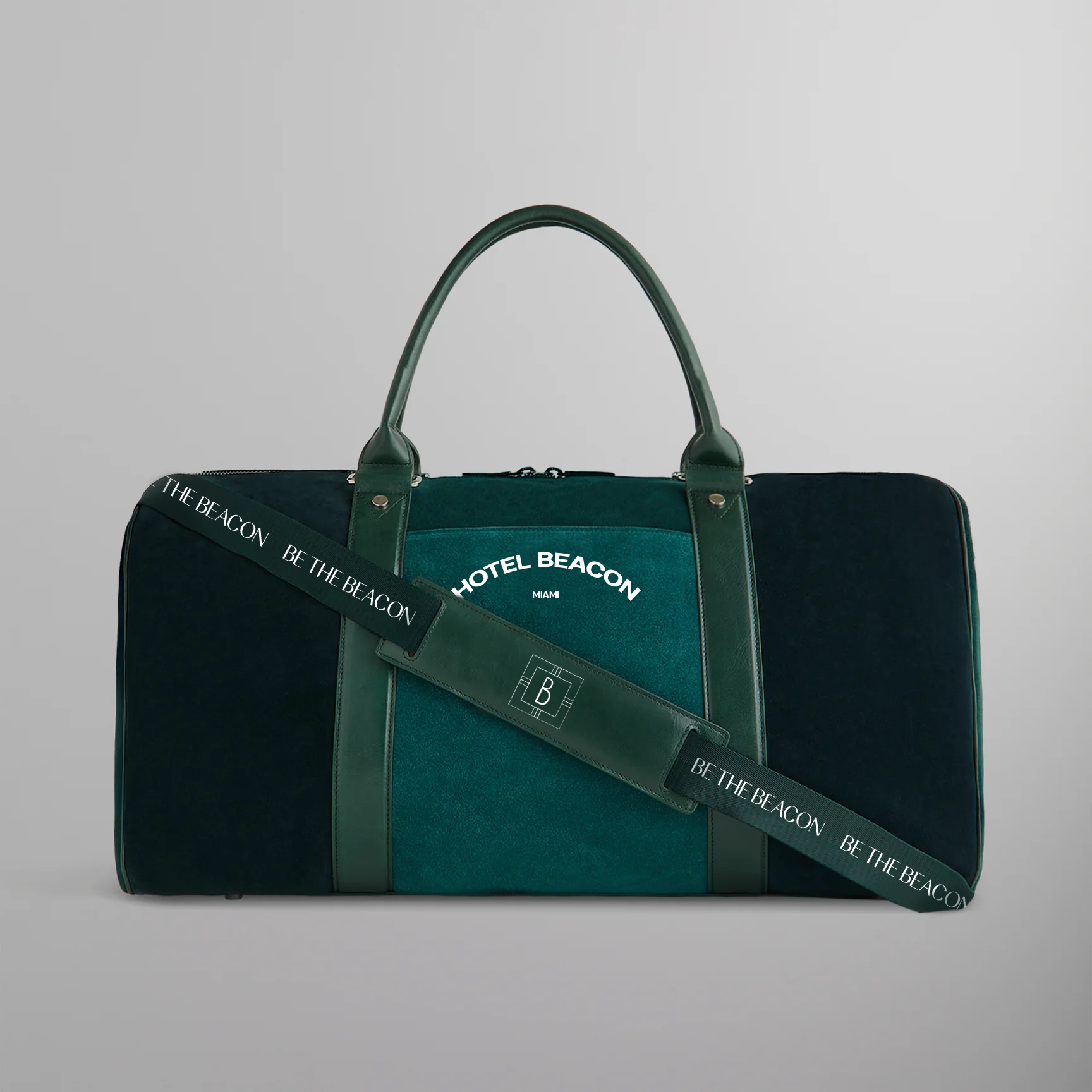 Beacon Mixed Suede Duffle Bag