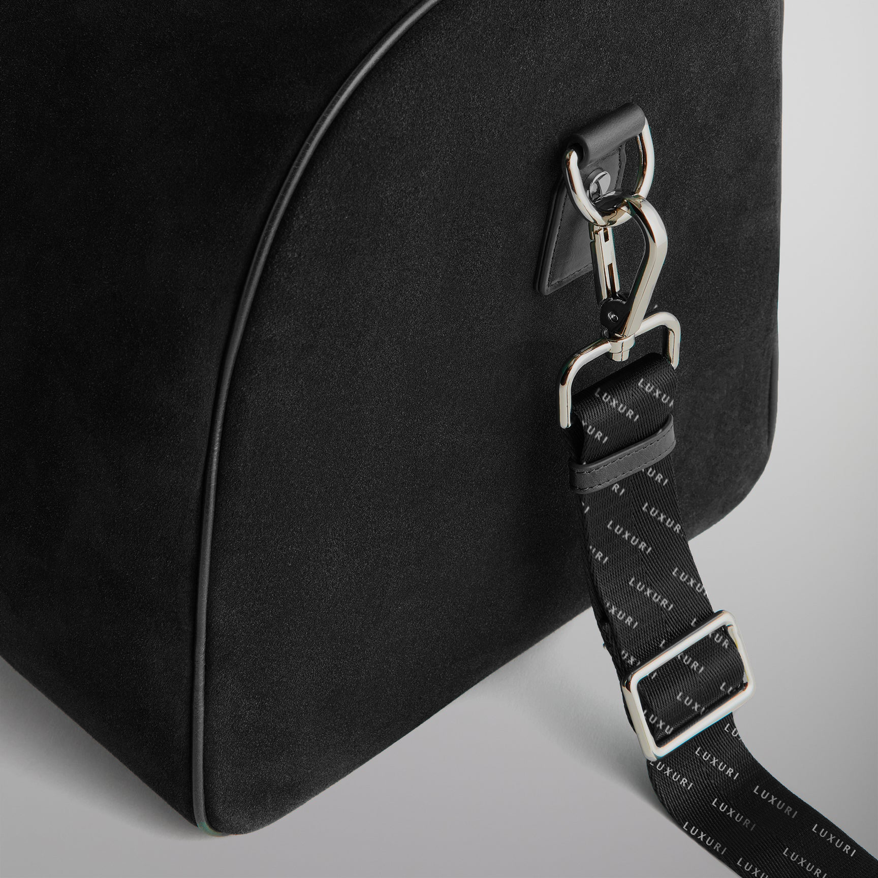 Luxuri Mixed Suede Duffle Bag