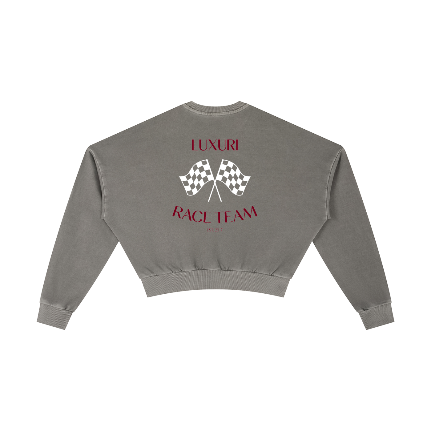 Vintage Washed Cropped Sweatshirt